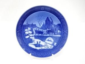 ROYAL COPENHAGEN　ロイヤルコペンハーゲン　「The Sleigh Ride」　イヤープレート(1999年)　洋食器